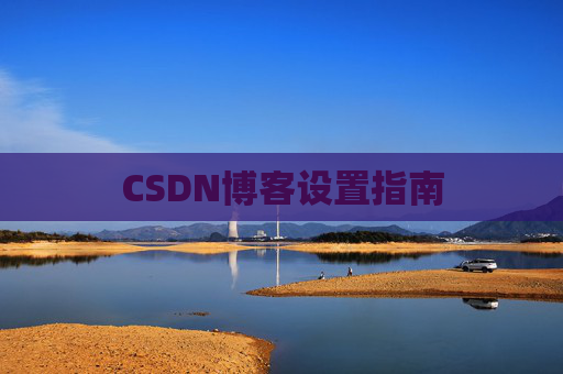 CSDN博客设置指南